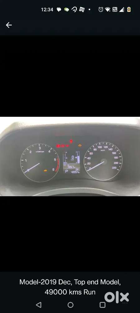 Hyundai Creta 1.6 Top Model 2019 Dec