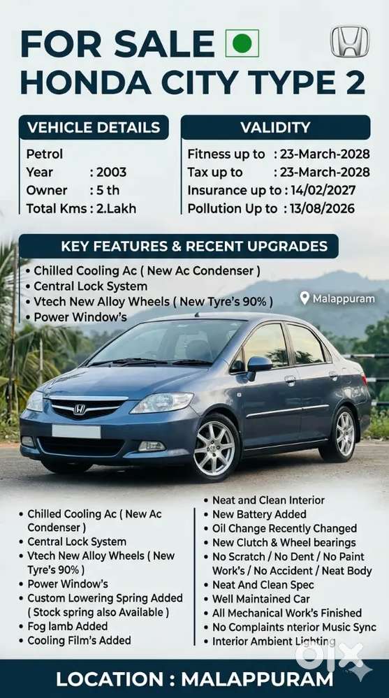 Honda City Type 2 Ac