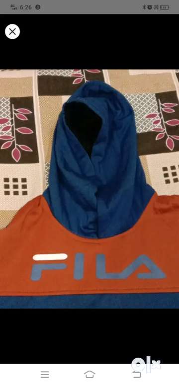 Fila navy blue clearance hoodie