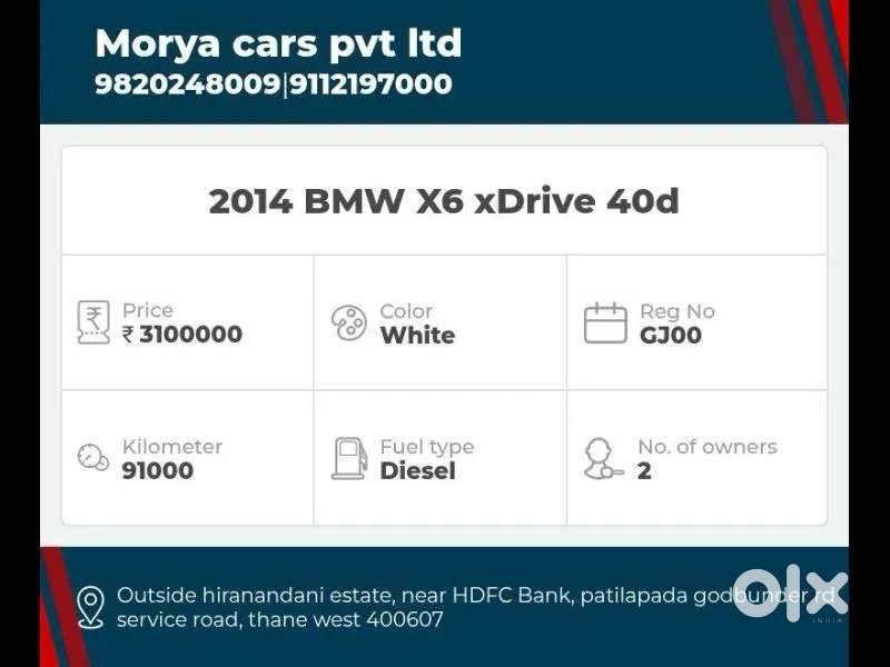 Bmw X6 3.0 Xdrive 40d, 2014, Diesel