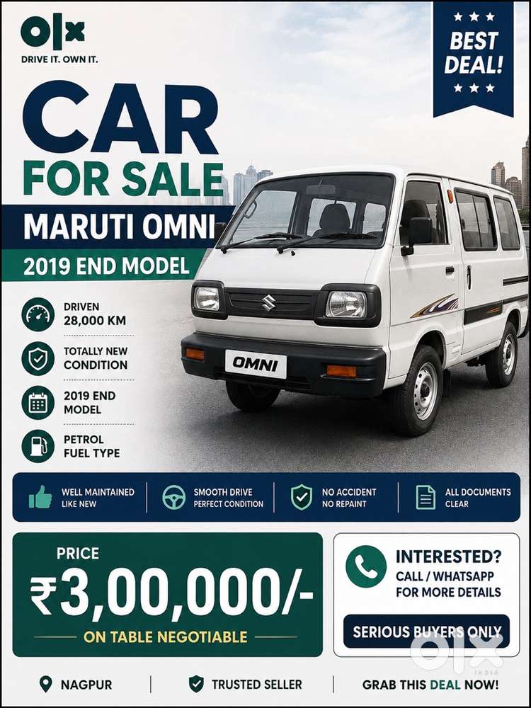 Maruti Suzuki Omni 2019 Petrol Good Condition