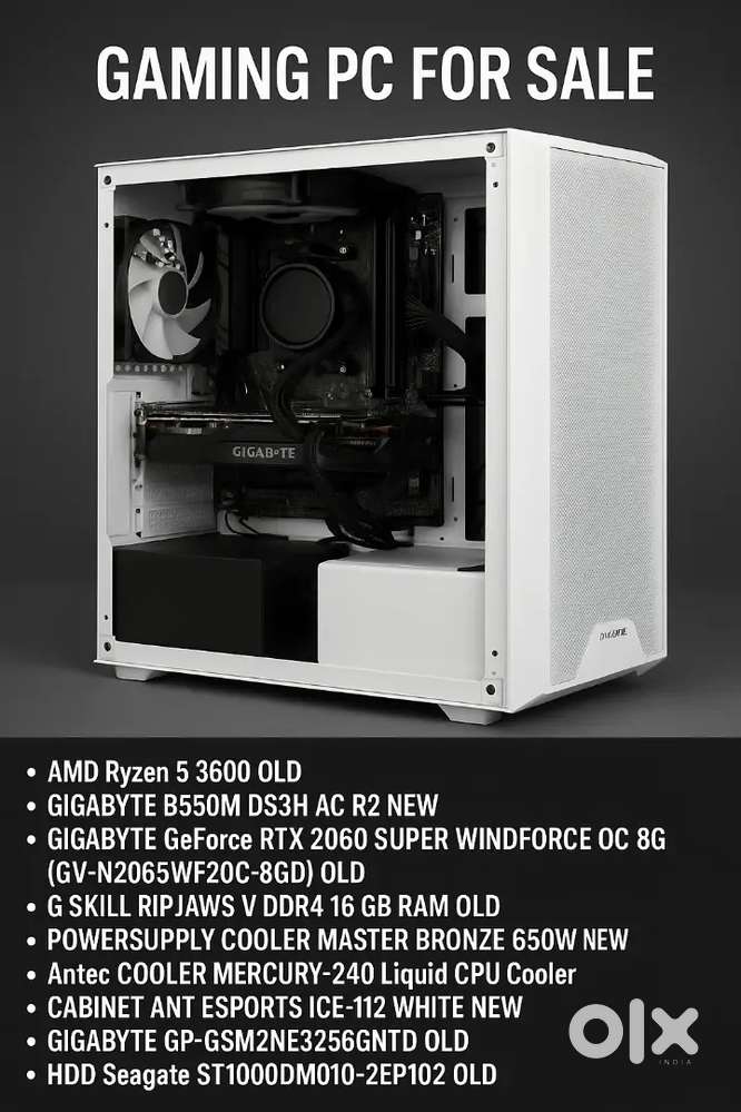 Gaming Pc Best Price Amd Ryzen 3600 Gaming Pc Gigabyte B450m Ds3h