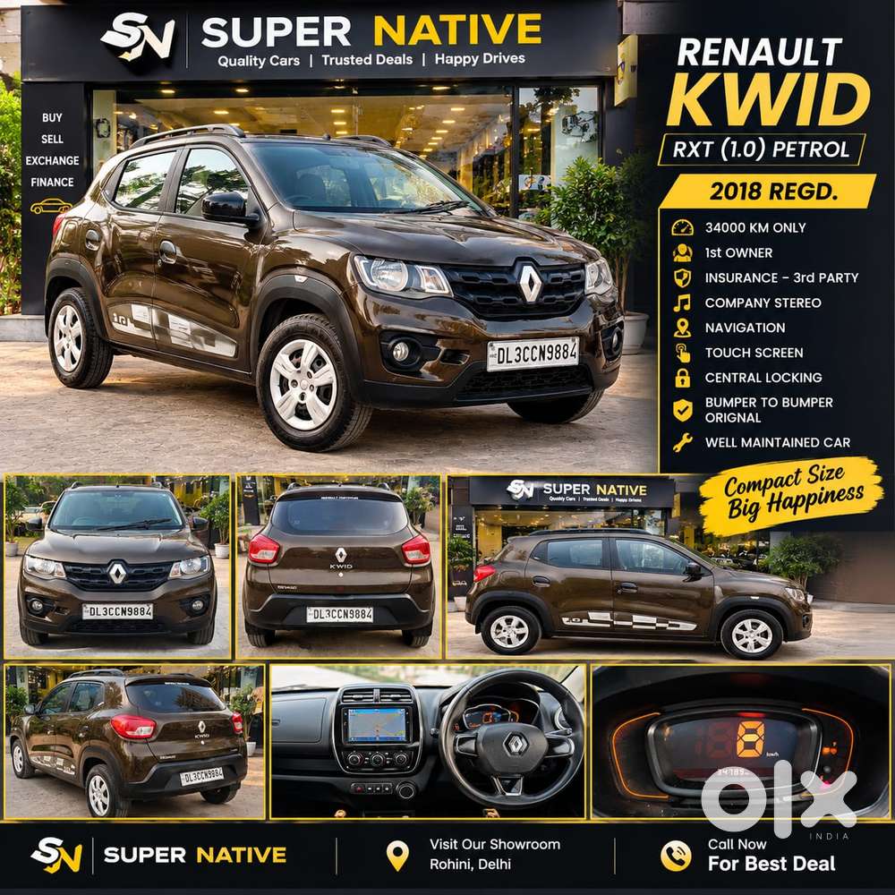 Renault Kwid 1.0 Rxt Sce Special, 2018, Petrol