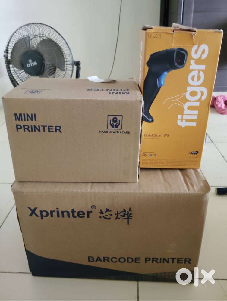 Barcode, Receipt Printer & 2d Professional Scanner
