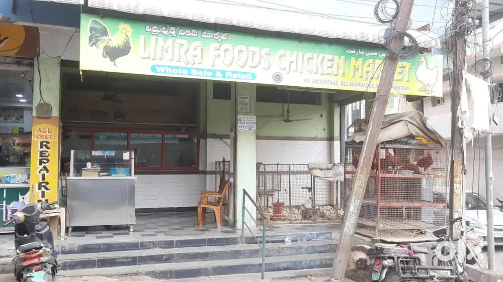 Famous 30-Year-Old Chicken Shop for Rent on Warisguda Main Road,Secbad