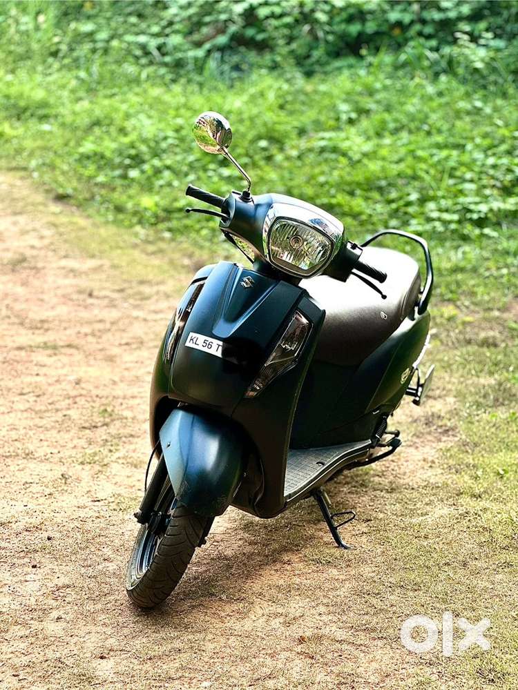 Suzuki Motorcycle Suzuki Access 125 Old Model Modified Mat Black