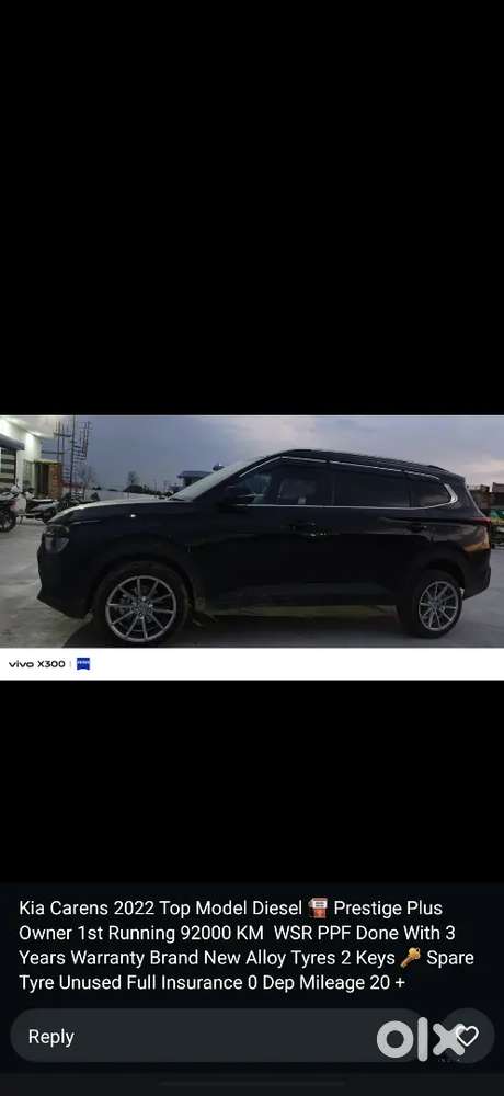 Kia Carens 2022 Diesel Well Maintained