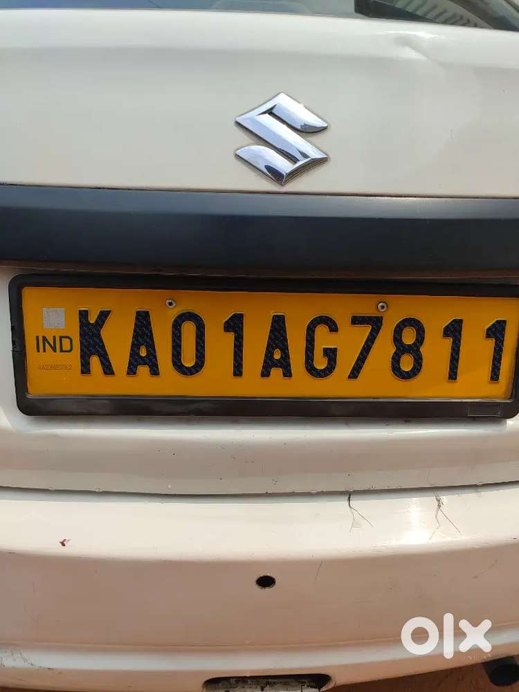 Yellow Board Maruti Dzire Model 2017
