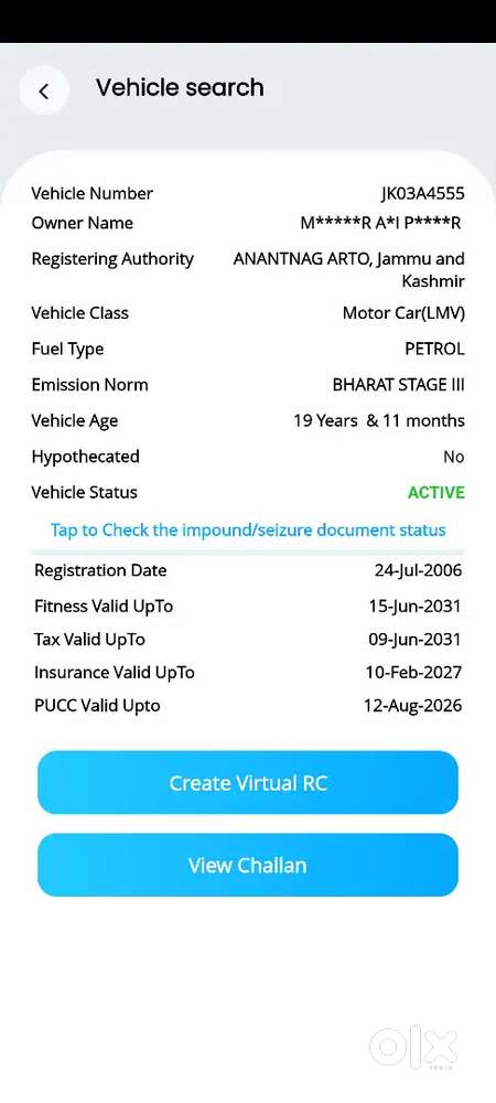 Maruti Suzuki 800 2006 Petrol 85000 Km Drive Rc Life Jue 2031