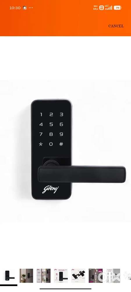 Brand New Godrej Catus Touch Smart Lock (Unused / Open Box