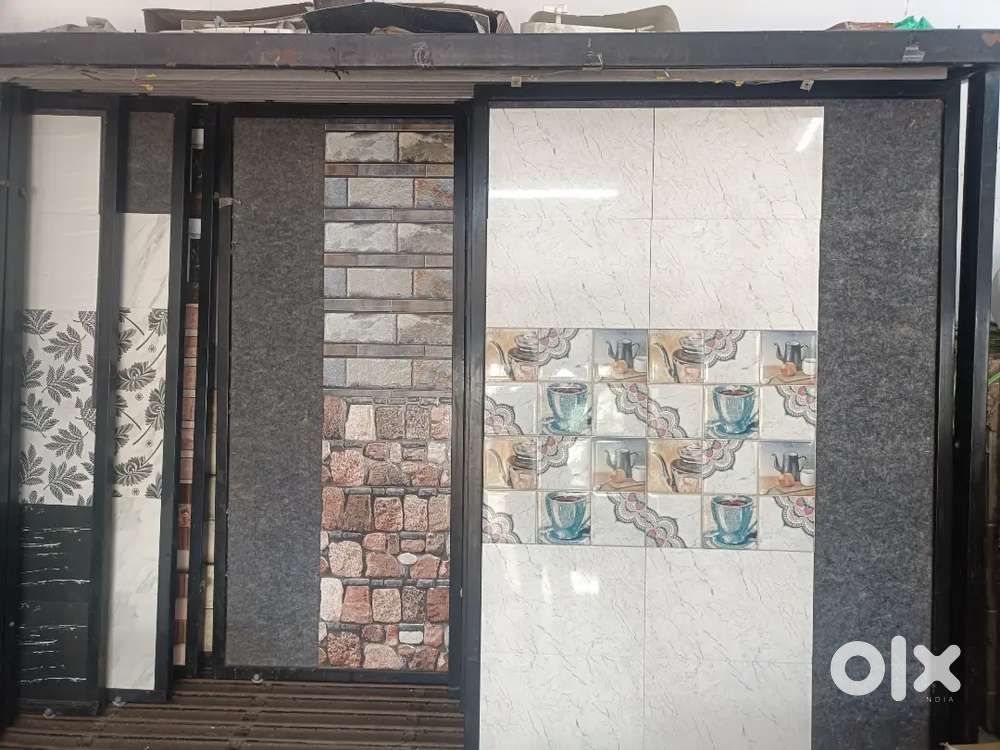 Tiles display pannel stand
