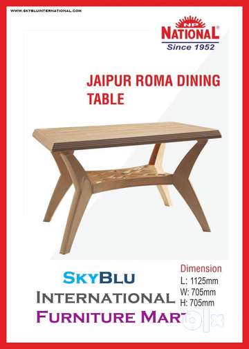 4 seater plastic on sale dining table price