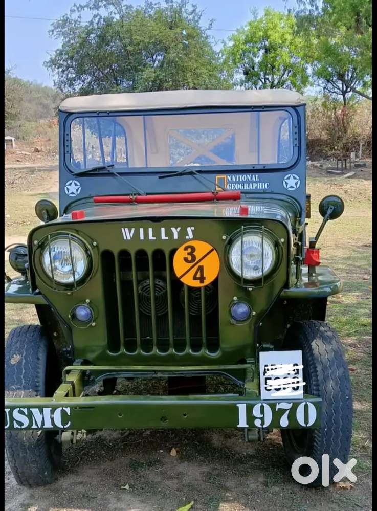 It Employee Driven Mahindra High Bonnet Jeep In Mint Condition