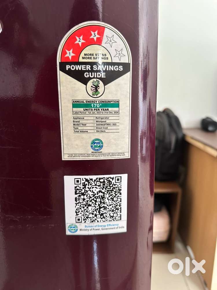 るる様 購入専用ページ Whirlpool 180L Refrigerator – Excellent Condition, Fully Working