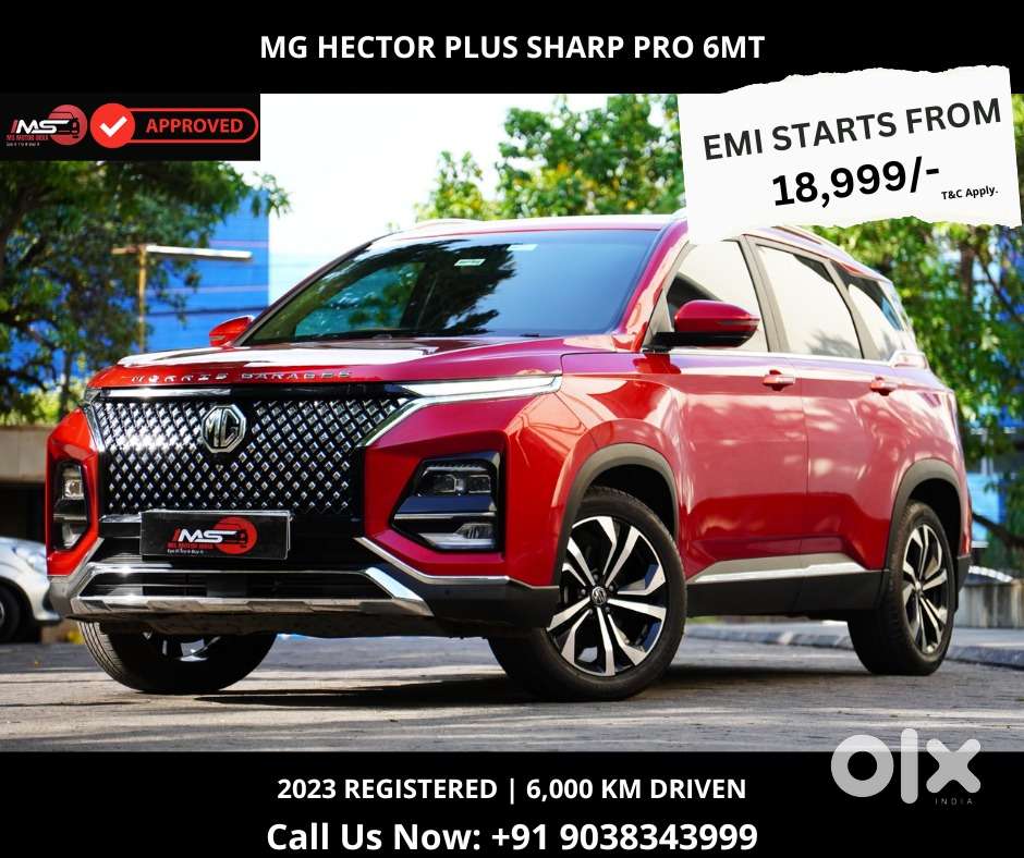 Mg Hector Plus Sharp Pro 1.5 Turbo Petrol 7 Str, 2023, Petrol