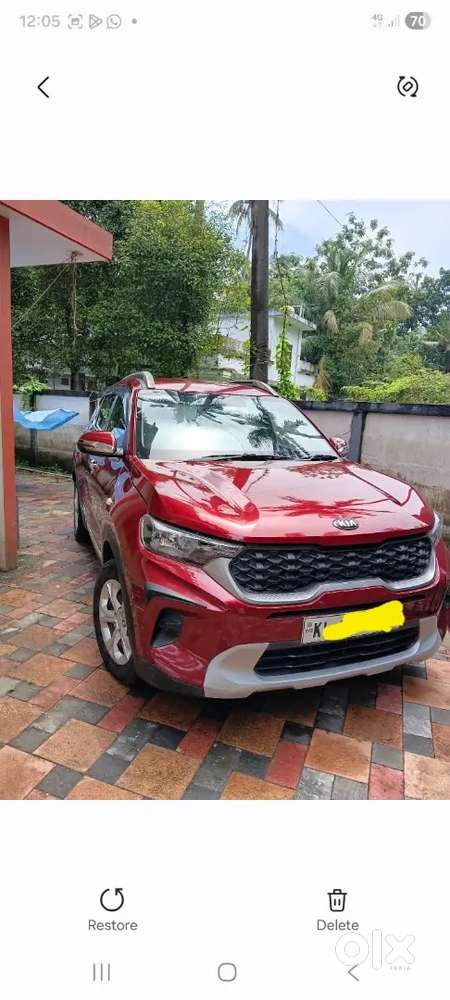 Kia Sonet 1.2 Hte Petrol Manual 2021 Model . Led Screen, Back Camera ,
