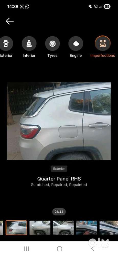 Jeep Compass 2018 Diesel 100800 Km Driven