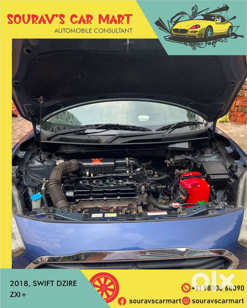 Maruti Suzuki Swift Dzire Zxi + Mt, 2018, Petrol