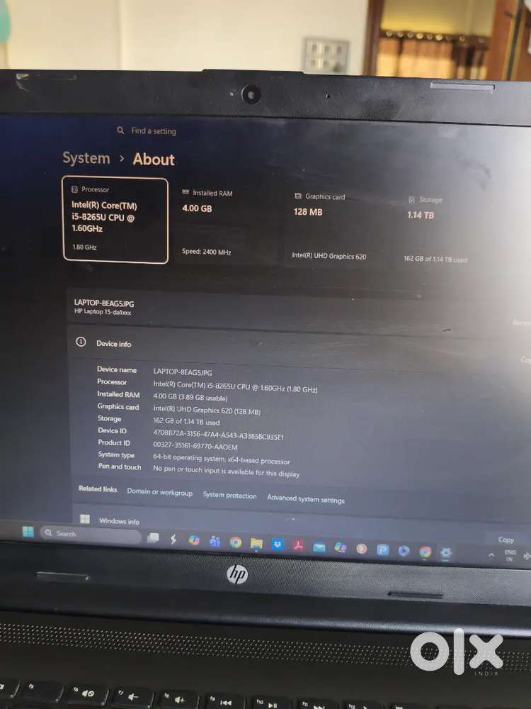 Hp i5 64 bit OS. best condition. Everything best