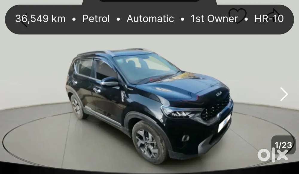 Kia Sonet 2023 Petrol Automatic 40000 Km Driven University Professor