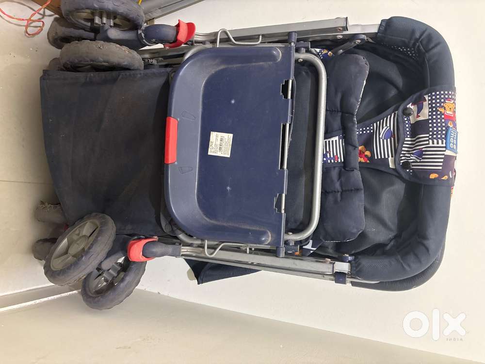 Mee Mee Stroller, IKEA Feeding Chair, Kol Kol Baby Carrying Bag