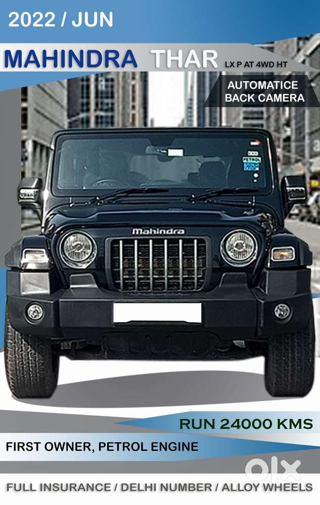 Mahindra Thar Lx P At 4wd 4s Ht, 2022, Petrol