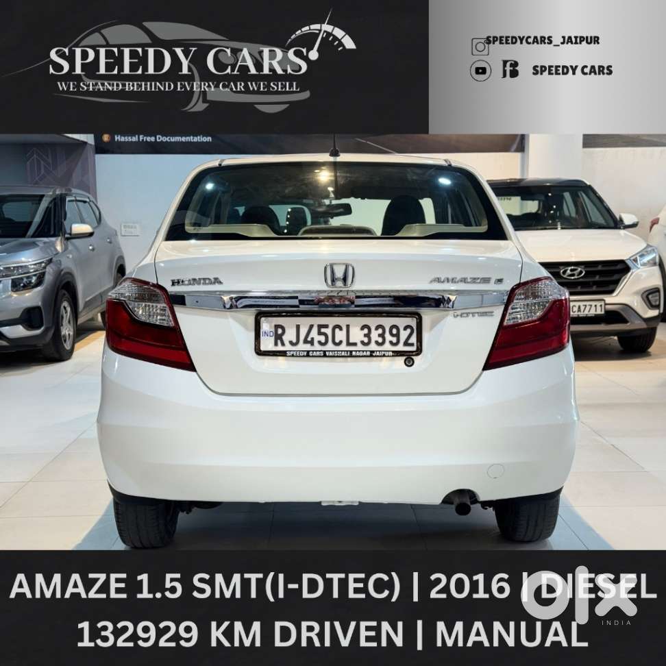 Honda Amaze 1.5 Smt I Dtec, 2016, Diesel