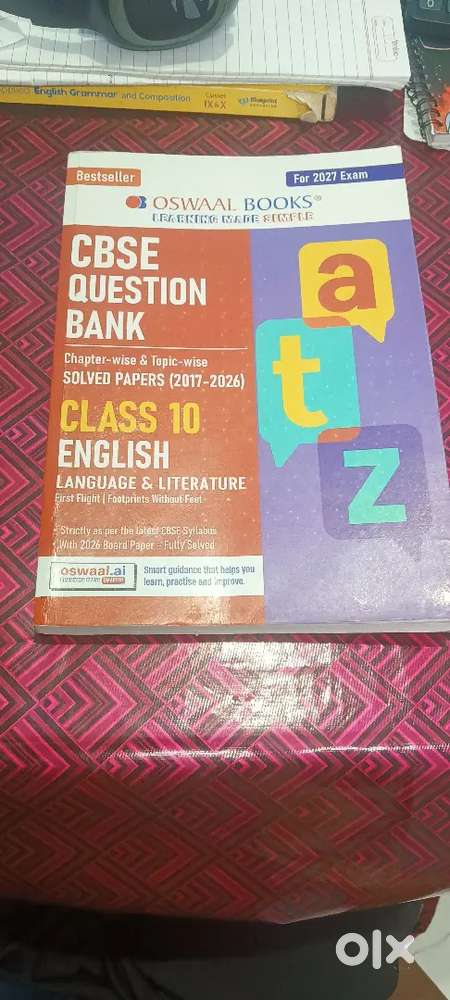 OSWAAL BOOK (CLASS 10TH CBSE QUESTION BANK ENGLISH)