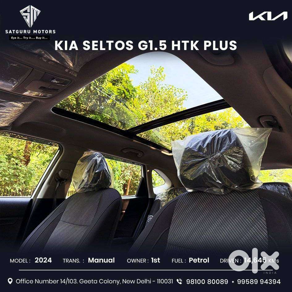 Kia Seltos Htk Plus G, 2024, Petrol