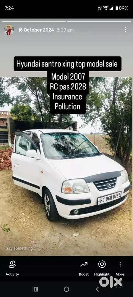 Hyundai Santro Xing Petrol Manual 2007