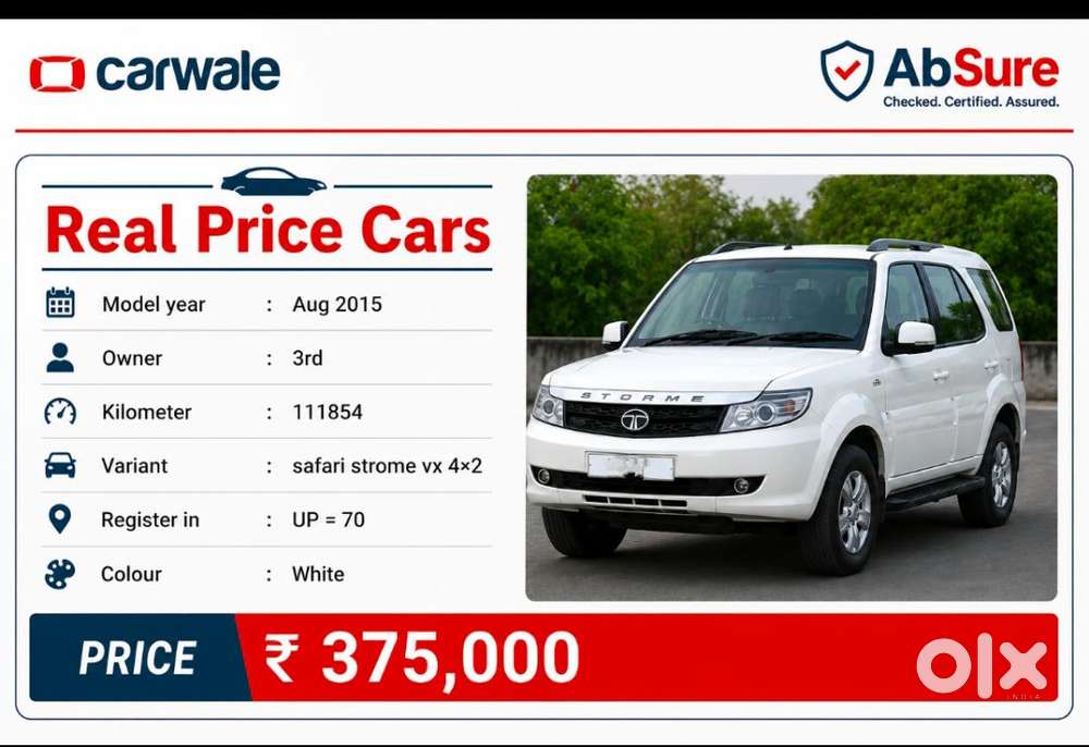 Tata Safari Storme Vx Varicor 400, 2015, Diesel