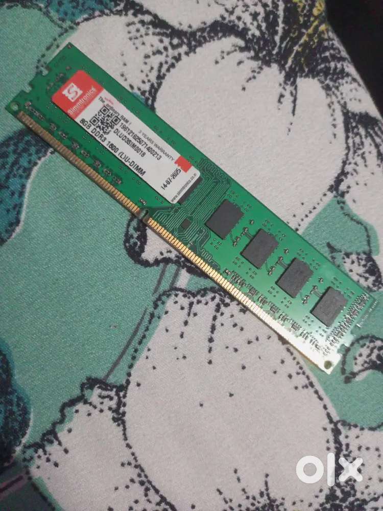 Ram 8 gb ddr3 1600