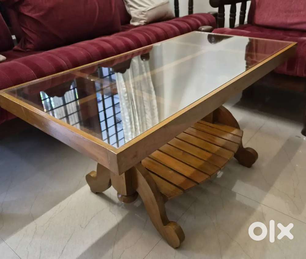 Teak wood coffee table