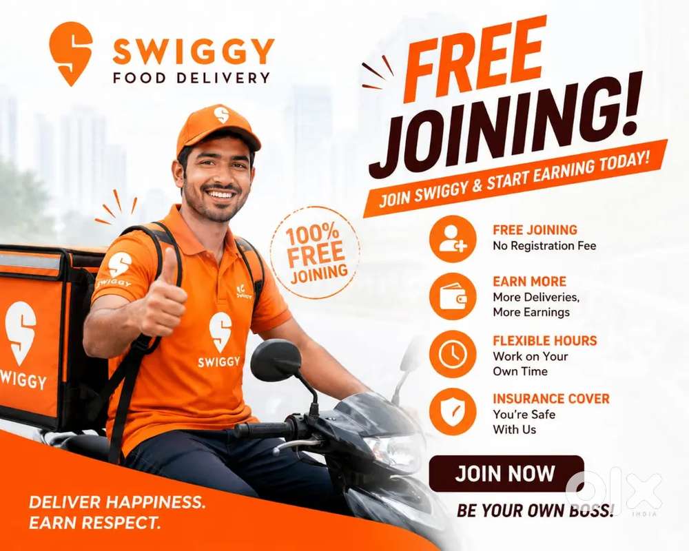 Mangalore Swiggy food and Instamart delivery jobs