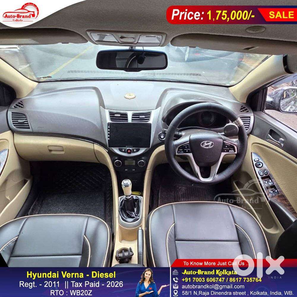 Hyundai Verna Hyundai-verna-crdi-1.6-sx-option, 2011, Diesel