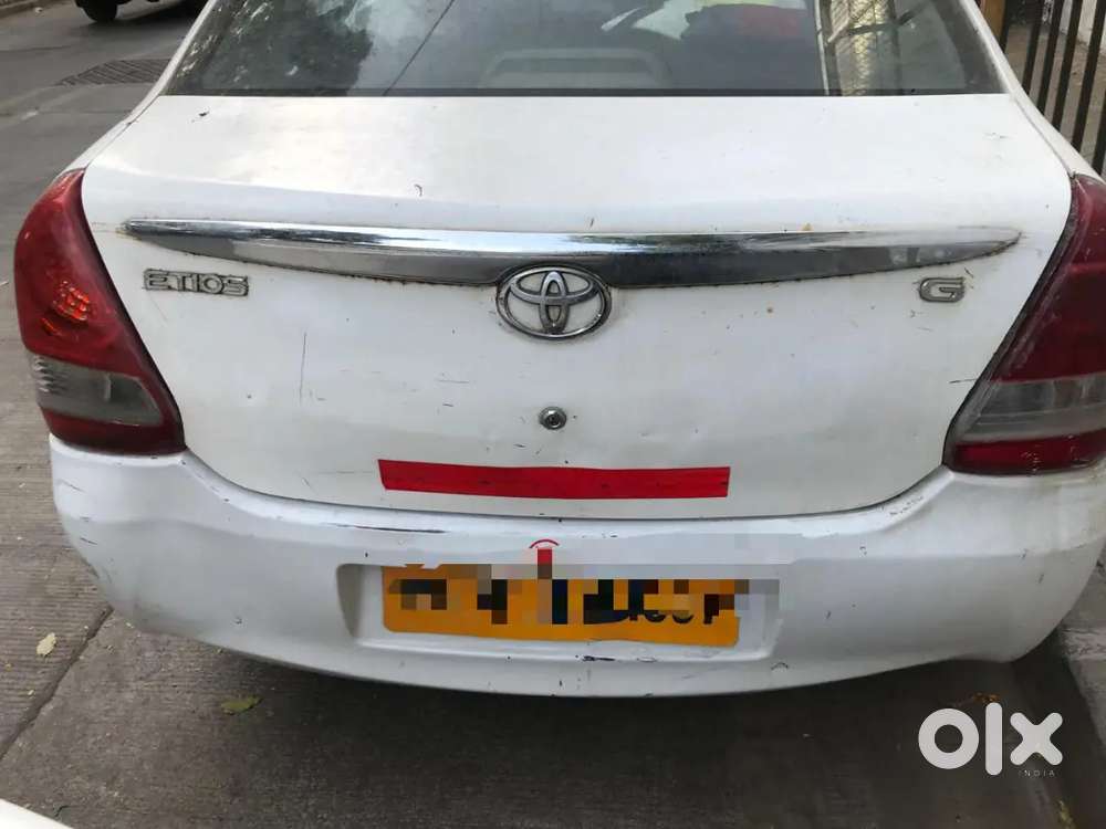 Toyota Etios Yellow No Plate Car T Parmit Car