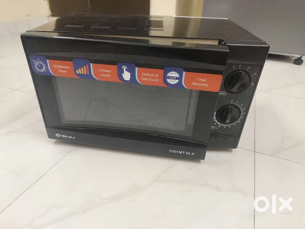 Bajaj 17L solo Microwave Oven Model 1701 MT DLX