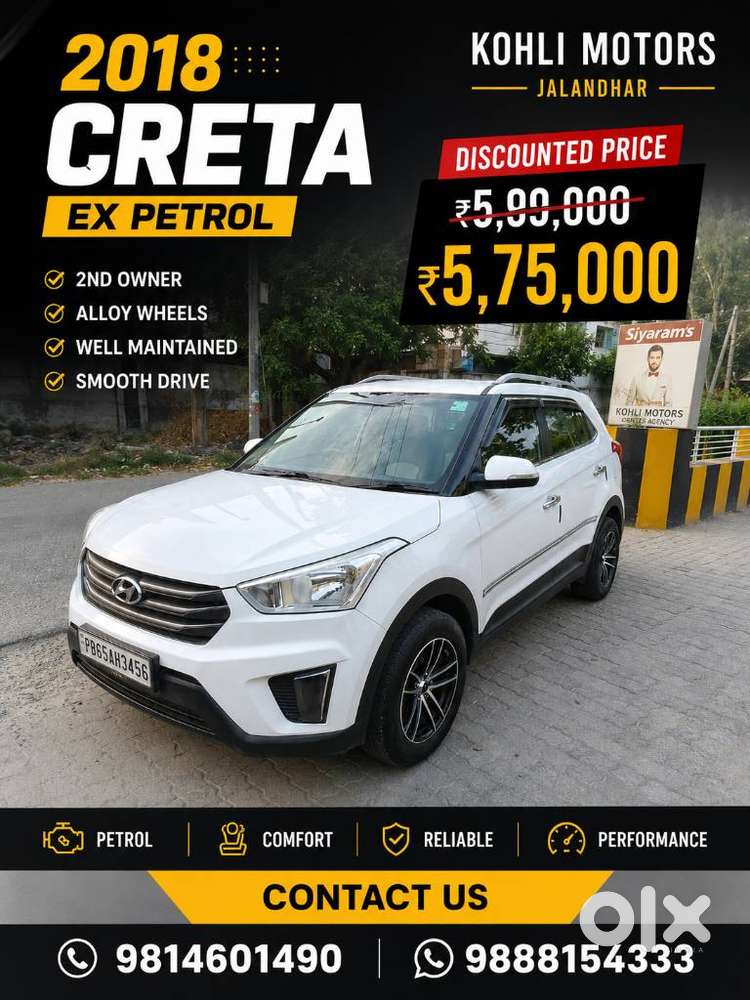 Hyundai Creta 1.6 Ex Petrol, 2018, Petrol