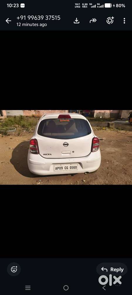 2011 Nissan Micra Petrol – Excellent Condition – ₹1.4 Lakh