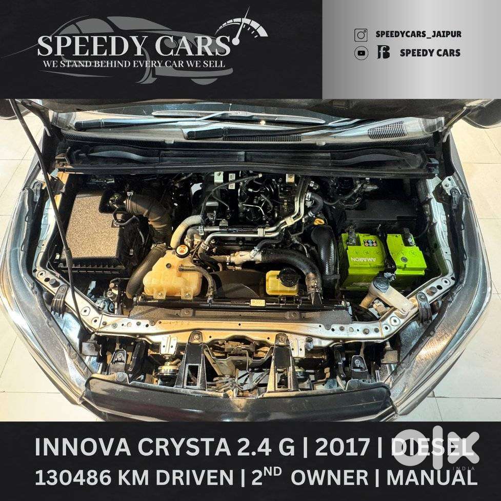 Toyota Innova Crysta 2.4 G Mt, 2017, Diesel