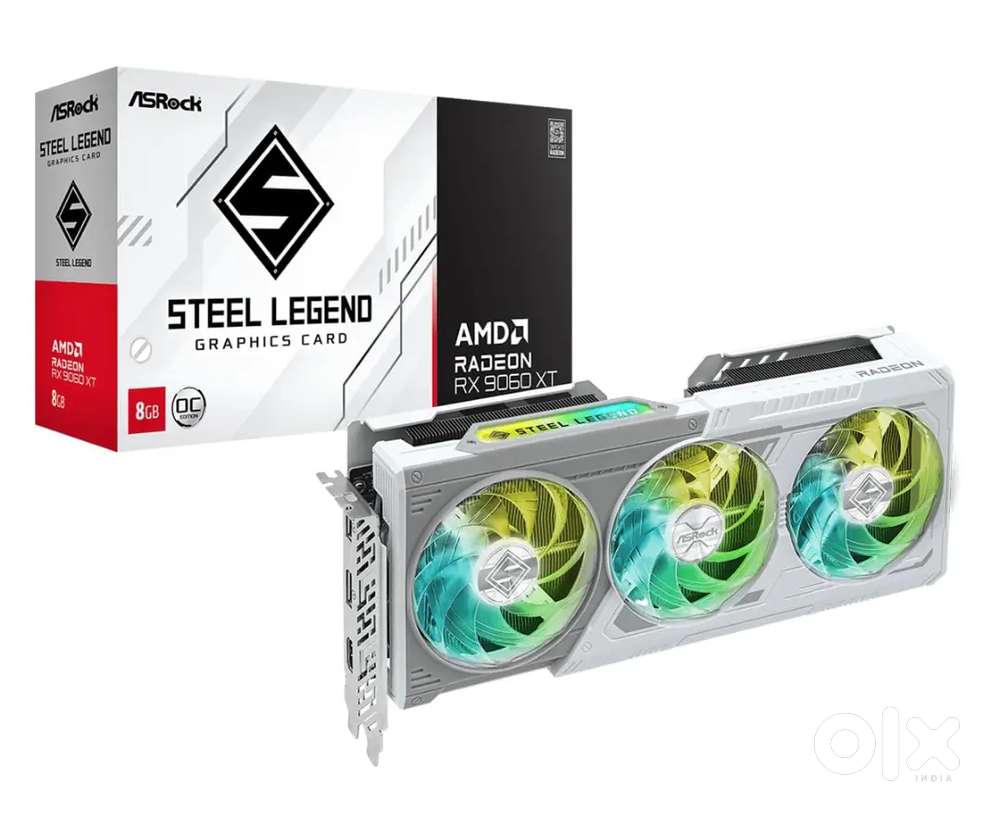 Asrock RX9060XT 8GB WHITE COLOUR
