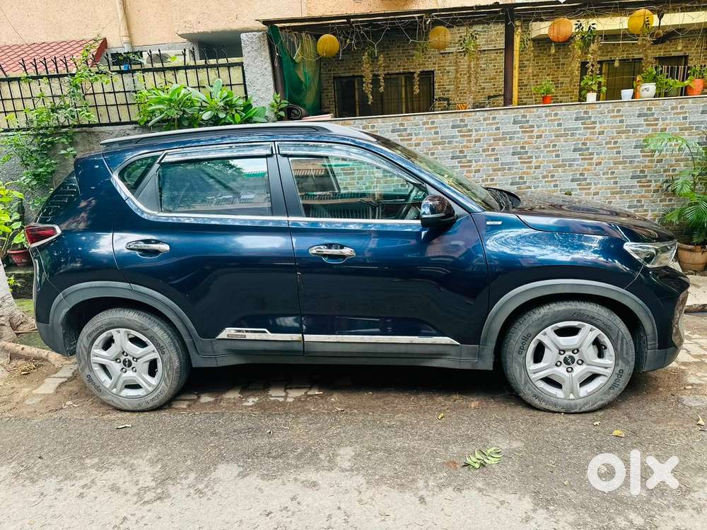 Kia Sonet Petrol 2022  Htk + Turbo  Imt  Imperial Blue