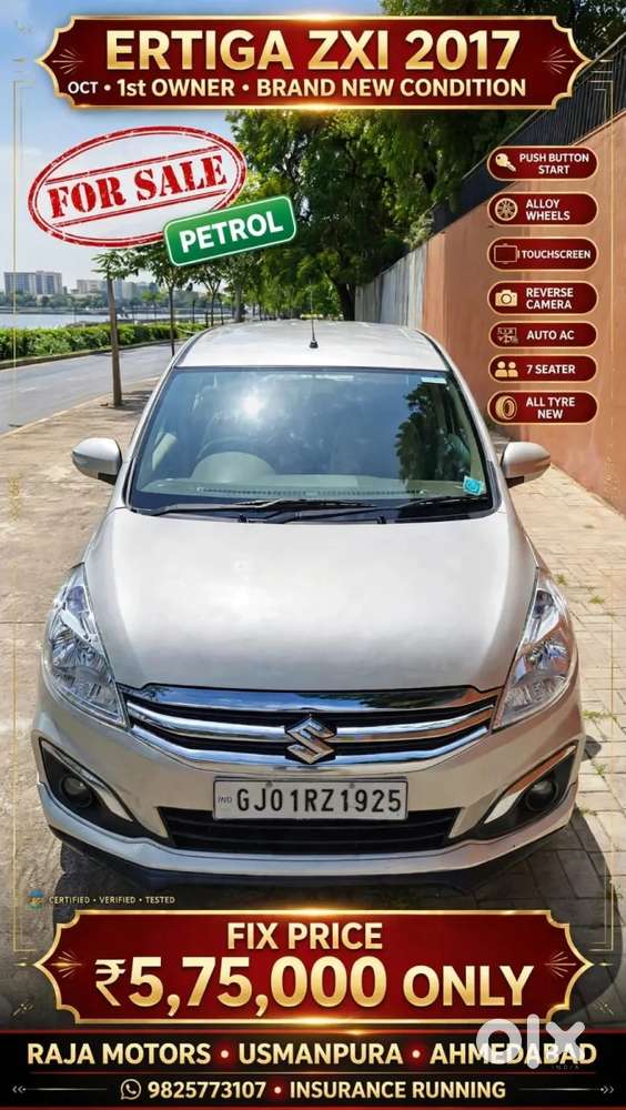 Maruti Suzuki Ertiga 1.4 Zxi Plus, 2017, Petrol