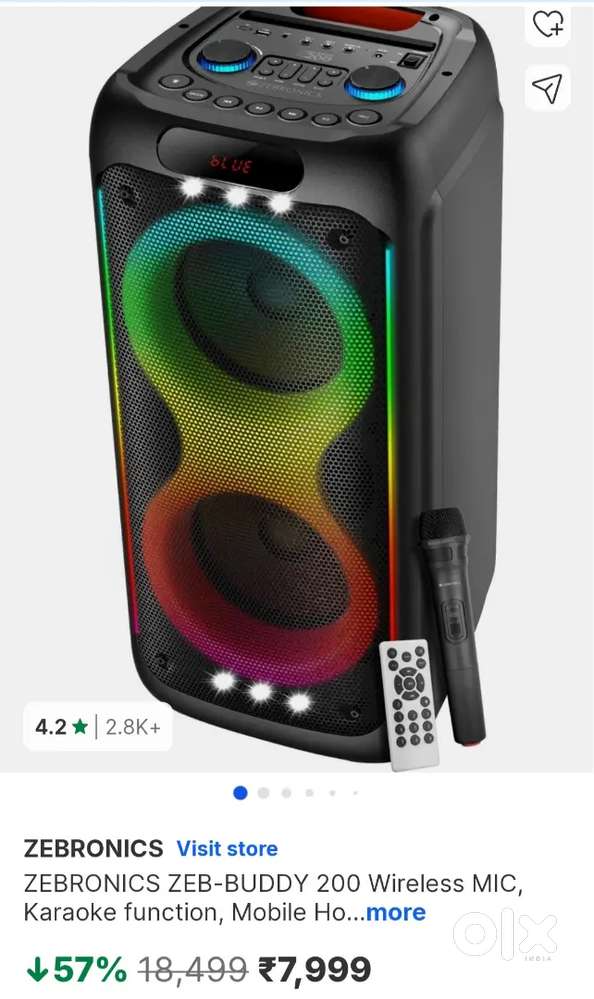 Party bluetooth speaker