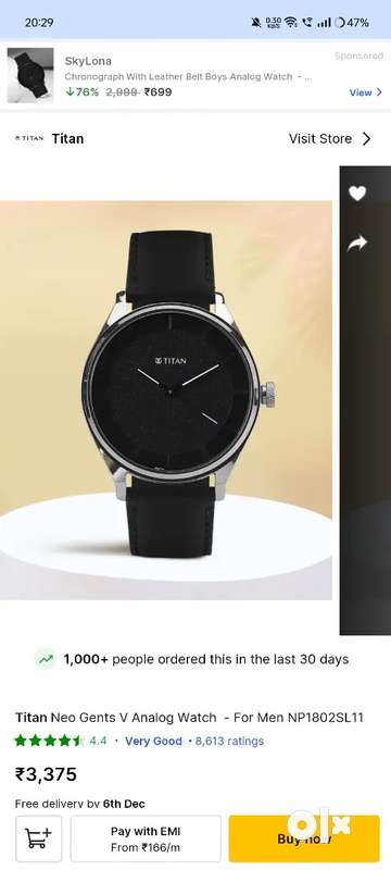 Olx titan watch hotsell