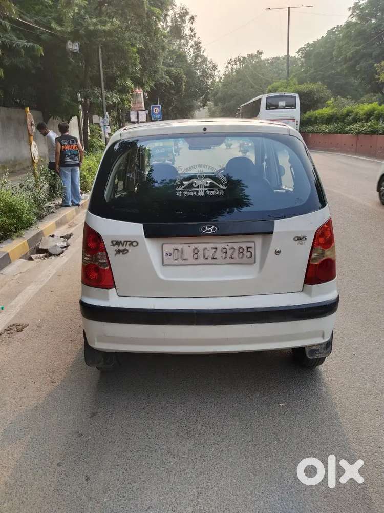 Hyundai Santro Xing Gl Plus White Colour Car In Good Condition