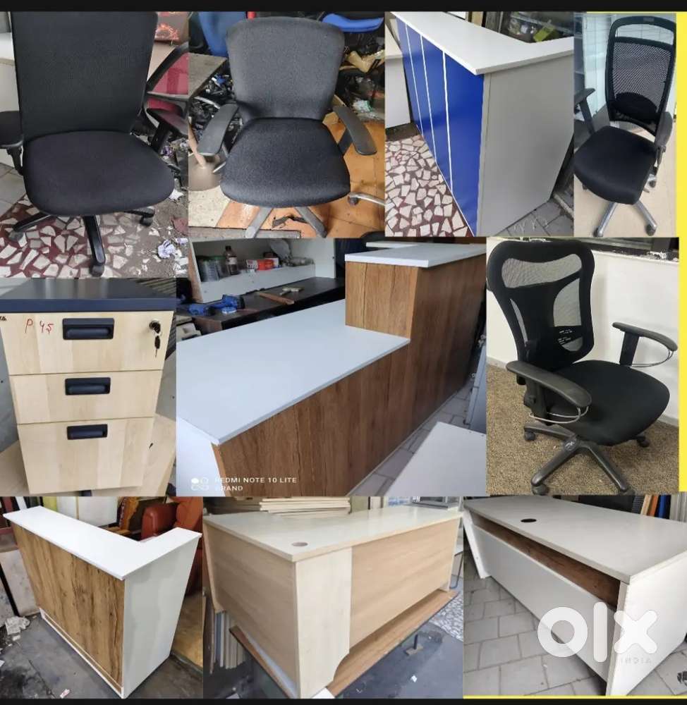 Office tables and chairs used well maintained starting price 1000