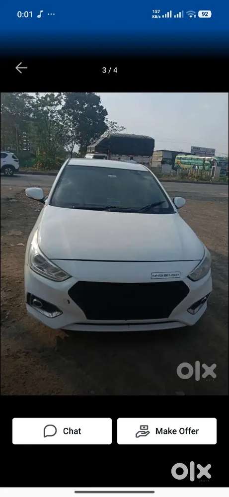Hyundai Verna 2012 Diesel Well Maintainued. Vip Number Mh13be4007