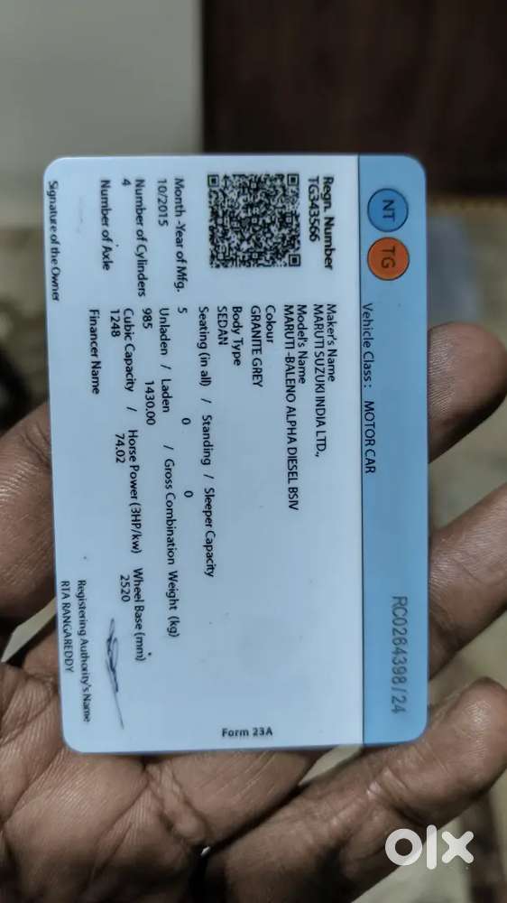 Maruti Suzuki Baleno 2015 Diesel 87288 Km Driven