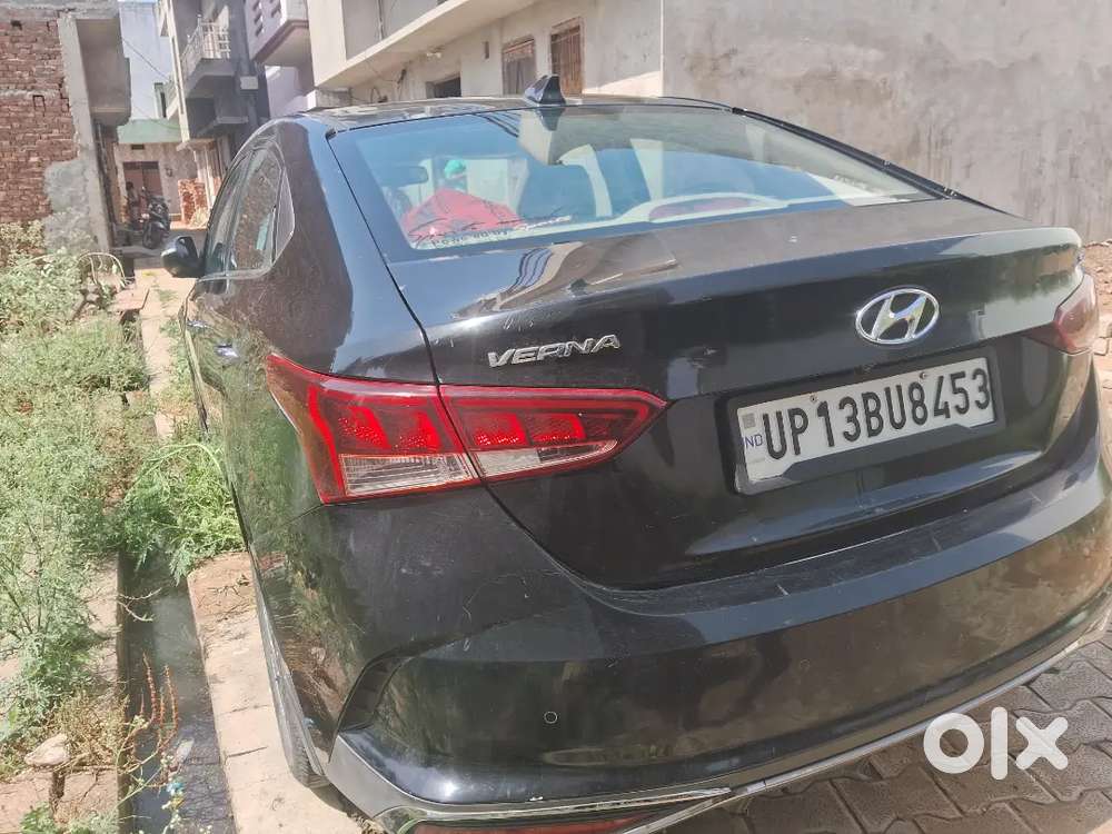 Sirf 10,00000 Mei Black Verna Sx Push Button Start And Sunroof Model